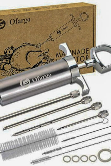 Stainless Steel Meat Injector Syringe